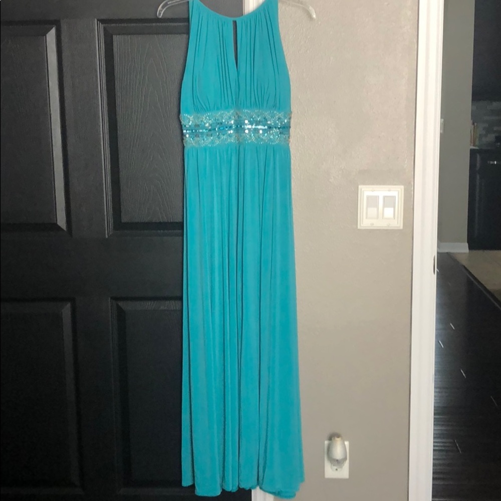 Turquoise dress